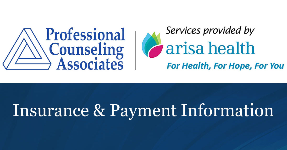 Insurance payment information professional counseling associates